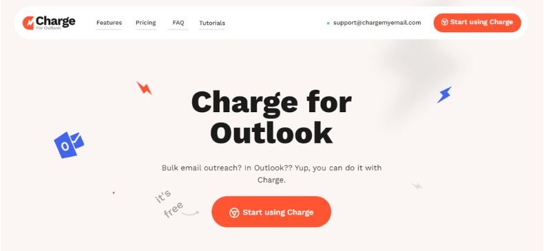 Charge for Outlook: Browser Extension for Bulk Email Outreach | TSI